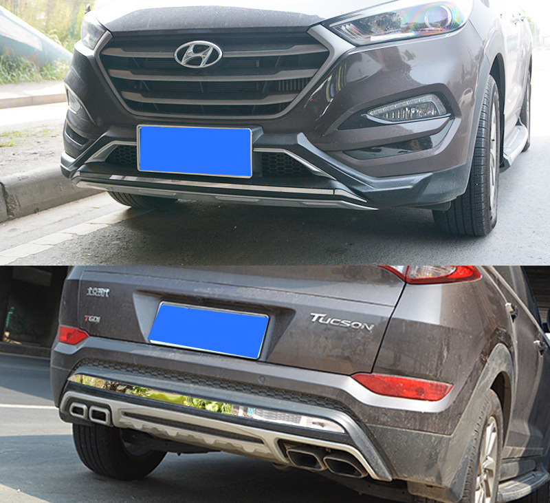 Runde Hight Quality Body Kit Bumpers For Hyundai Tucson 15-20 Body KitFront Rear Bumpers auto parts