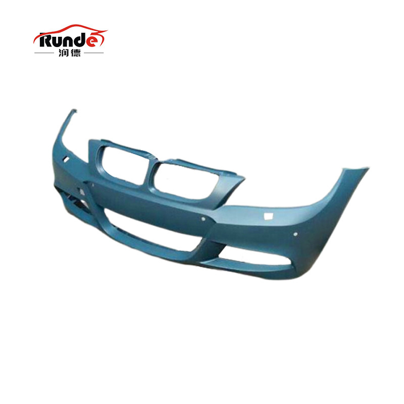 Runde PP Material Car Body kits For BMW E90 MT Style Car Front Rear Bumper Side Skirt Fog Lights Frame  2009-2011