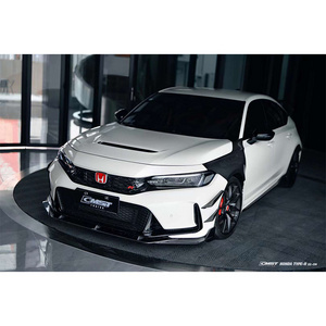 Runde New Design CMST Style For 22+ Honda TYPE-R Dry Carbon Fiber Body Kit Front Lip Rear Diffuser Side Skirts Good Fitment