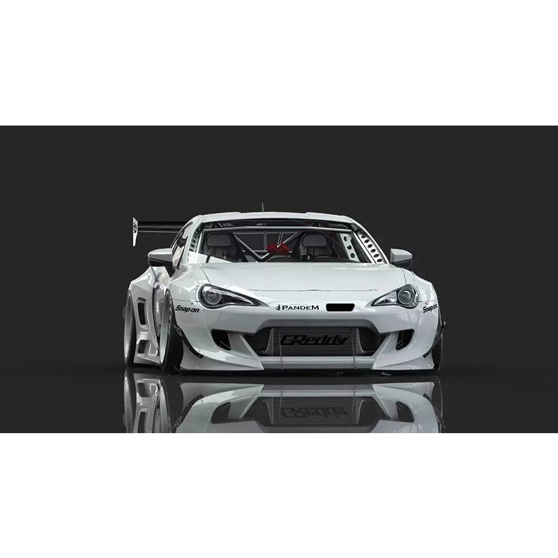 Runde GT86 Body Kit For Toyota 12-16 GT86 BRZ Rocket Bunny 3rd Wide Body Kits Car Bumpers Front Bumper Side Skirts Fender