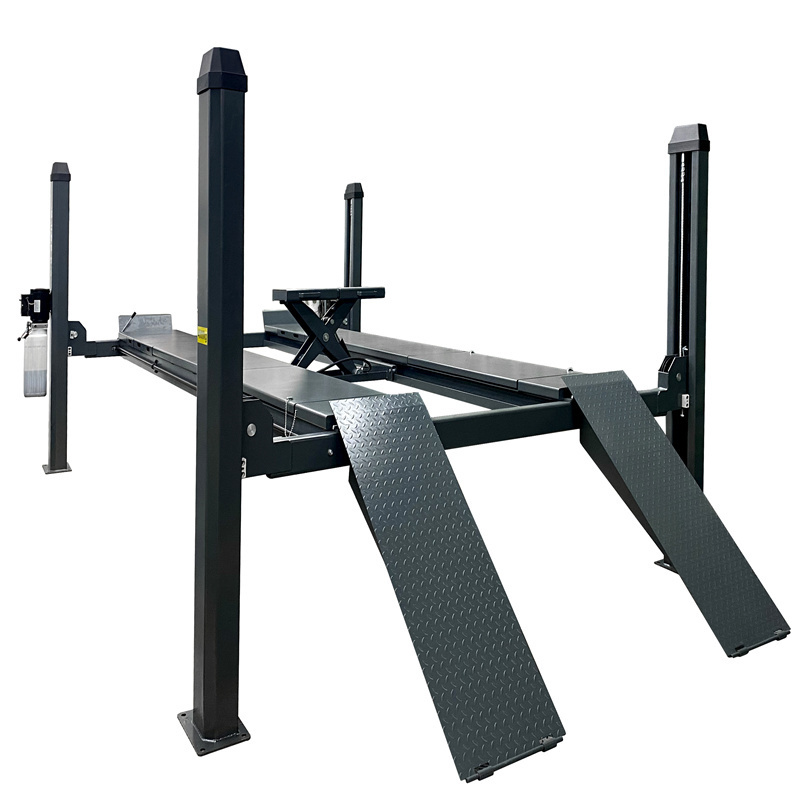 Customized Floor Mount Four Post Car Lift 5ton Car Lifts  4 Post Lift 5.5 Ton For Home Garage Parking Equipment