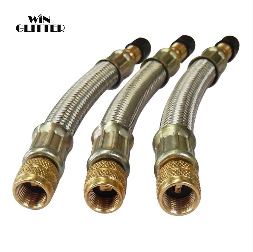 Hot Selling Excellent Air Tire Rubber Stem Brass Flexible Valve Extensions Tyre Repair Tools