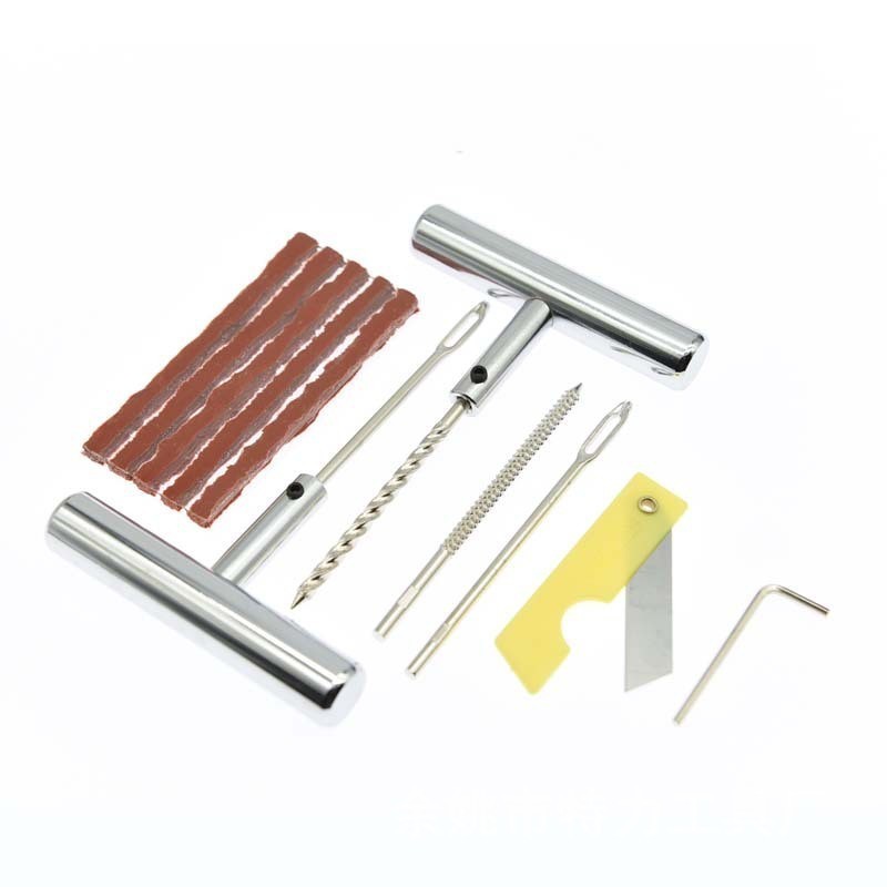 Truck Car Motorbike Tire Repair Tool Kit For Tubeless Emergency Tyre Fast Puncture Plug Repair