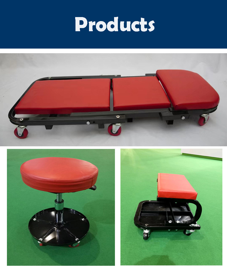 Car repair bench with work plate Round repair bench and U-shaped repair bench