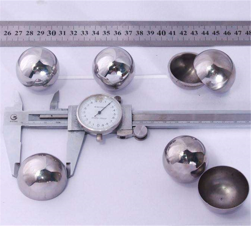 China wholesale products high precision stainless steel 304 half ball 36 hollow steel ball metal half sphere