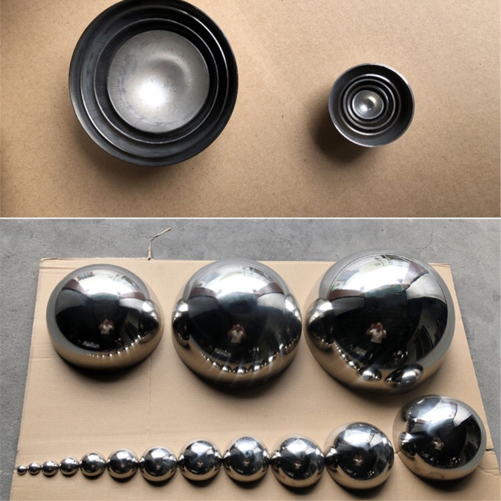 Stainless Steel Hollow Hemisphere/Half Steel Sphere, Half Metal Ball Hollow Steel Half Balls Mild Hemisphere