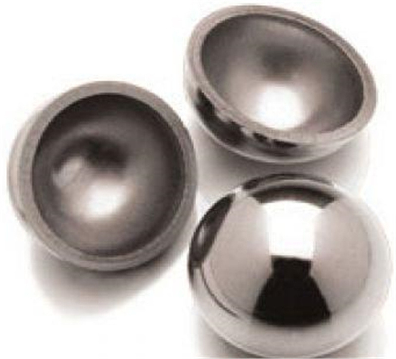 Customized metal half ball aisi 304 316 stainless steel chrome plated metal half sphere