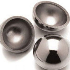 Customized metal half ball aisi 304 316 stainless steel chrome plated metal half sphere