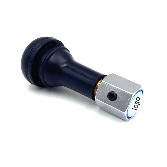 Low Moq Custom Anti-theft Tyre Lock Chrome Locking tire valve cap with lock stem valve cap