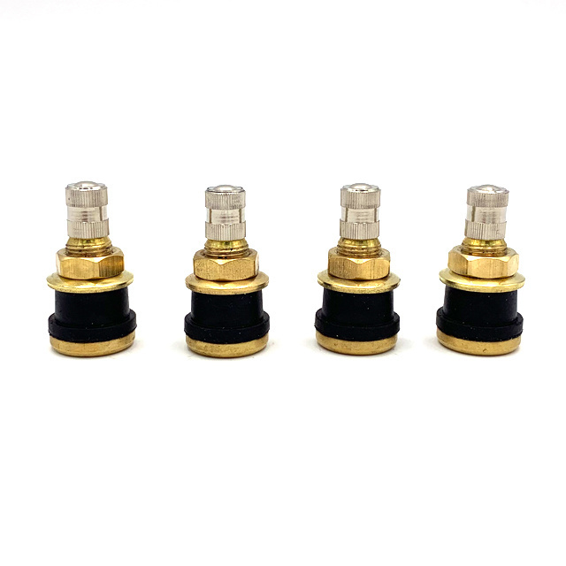 Sunsoul High Quality Straight Brass For Truck Tires Colored Bus Tyre Inflation Automotive Tire Valves tr573 trucks Stem