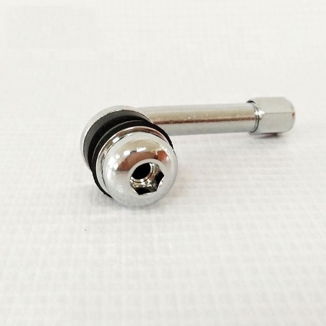 PVR-153 Tubeless Wheel Tire Valve Stem Metal Bolt In Chrome Tire Valve