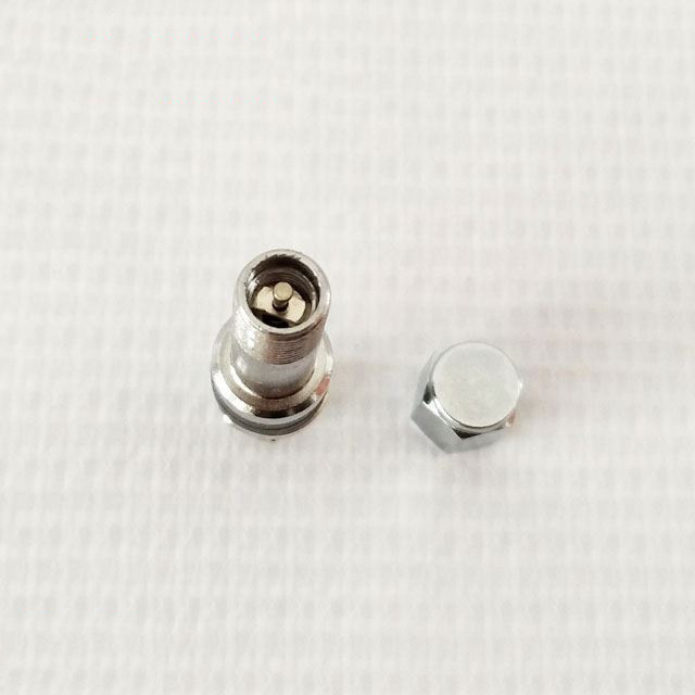 High Pressure Flush Mount Bolt In Metal/Chrome Tire Valve Stems  VS-6