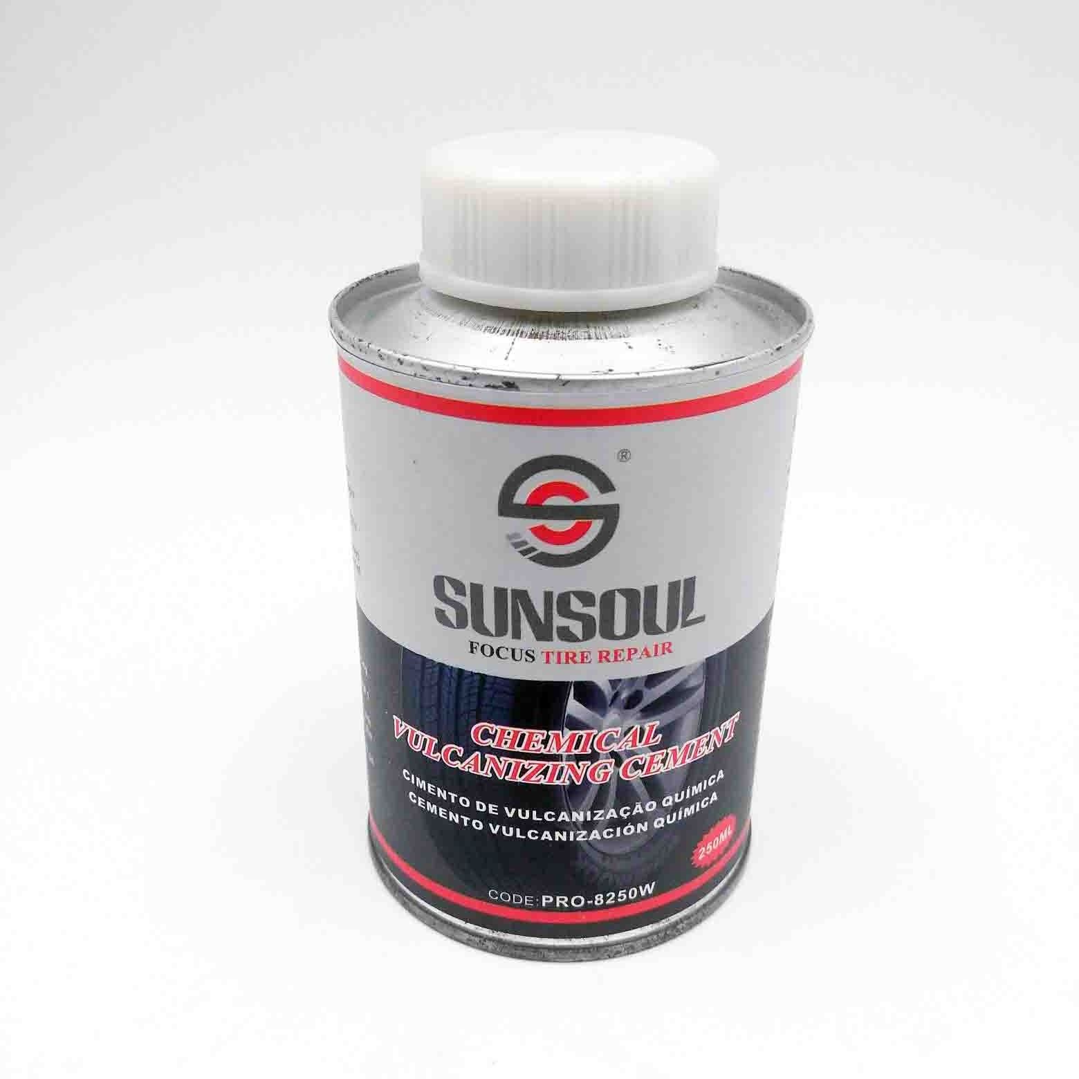 Sunsoul Professional Best Price Solution Cold Vulcanizing Tyre Cement Car Tire Glue Repair Adhesive