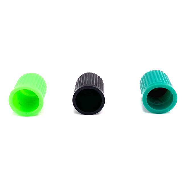 Green Caps Tire Different Colors Plastic Valve Cap