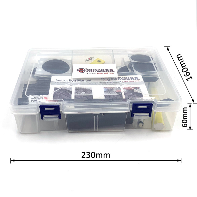 ABTK09 sunsoul  Emergency Tubeless kits Tire Plug Repair Tool Set tire patches repair kit