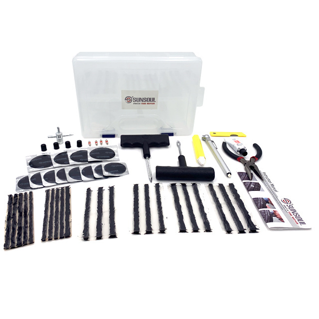 ABTK09 sunsoul  Emergency Tubeless kits Tire Plug Repair Tool Set tire patches repair kit