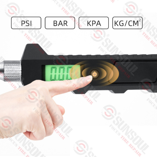 Multifunction Release Gun Best Tire Air Pressure Tyre Inflator With Gauge