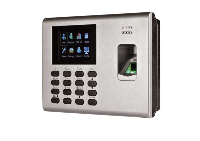 Factory Analog Punching Card Time Recorder Employee Fingerprint Recording Attendance Machine