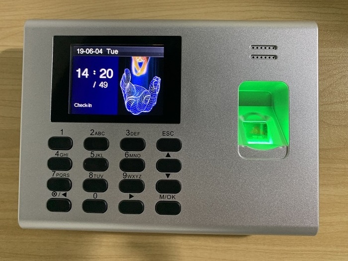 K40 RS232/485 Smart Card Time Clock Attendance System Standard Optical Sensor Fingerprint Attendance Machine ZkAutoTeco