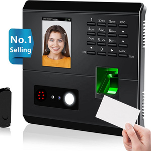 smart AI biometric device door control access system face recognition time attendance machine face reader