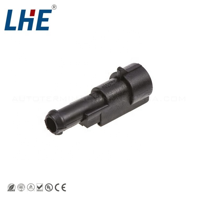 Small Electrical Wire Connectors Crimp Ped Pbt Female Gf25 Automotive Terminal Connector 282103-1