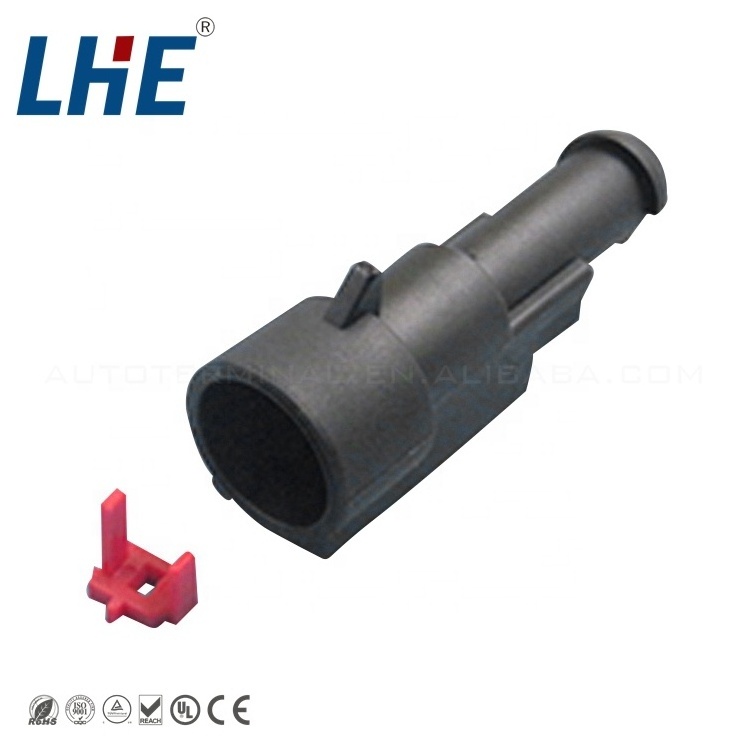 Small Electrical Wire Connectors Crimp Ped Pbt Female Gf25 Automotive Terminal Connector 282103-1