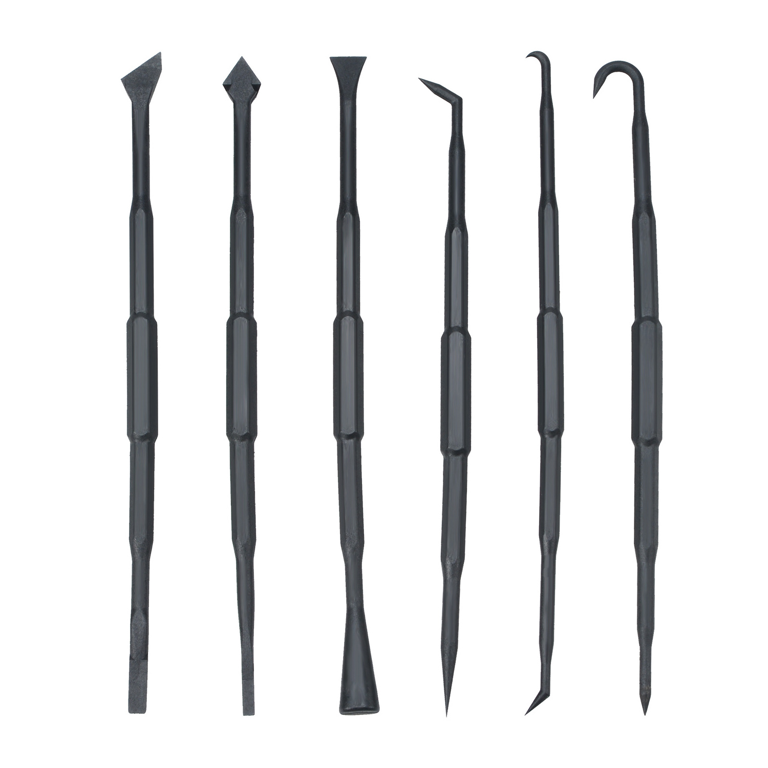 6PCS Non Marring Pick Pry Bar Set Protect Fastener O Ring Seal Removal Tool