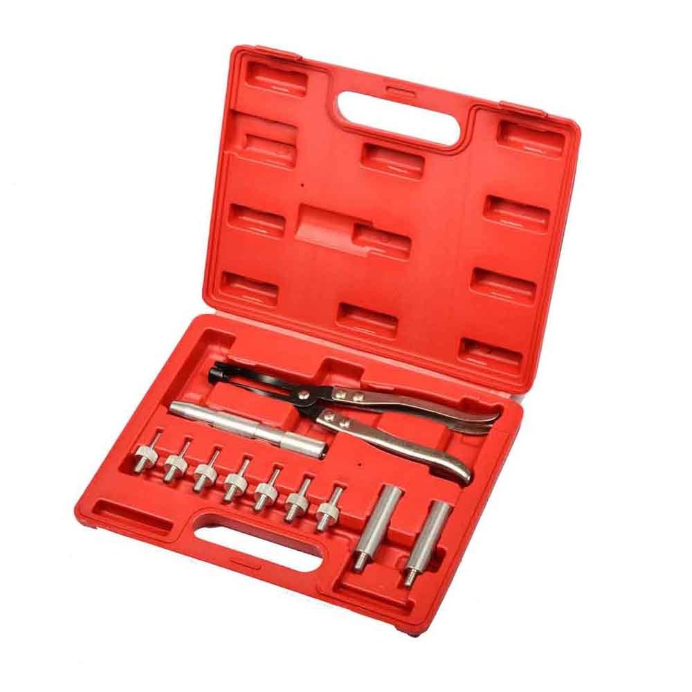 Universal 11Pcs Valve Stem Seal Plier Remover Installer Kit Auto Seating Pliers Hand Tool