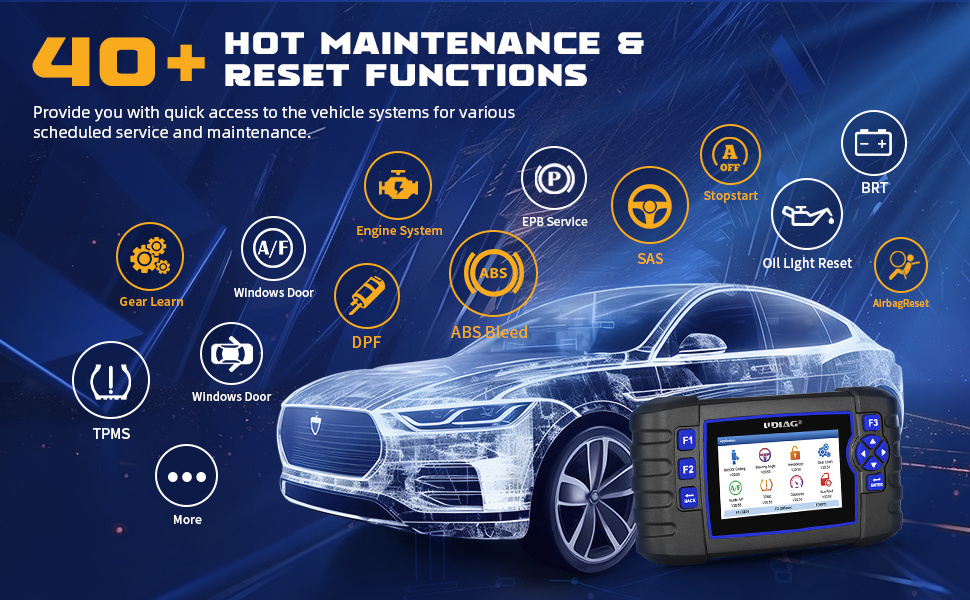 A550 All Systems 12V 24V Petrol And Diesel Vehicle Vehicle Diagnostic Obd2 Scan Tool Scanner