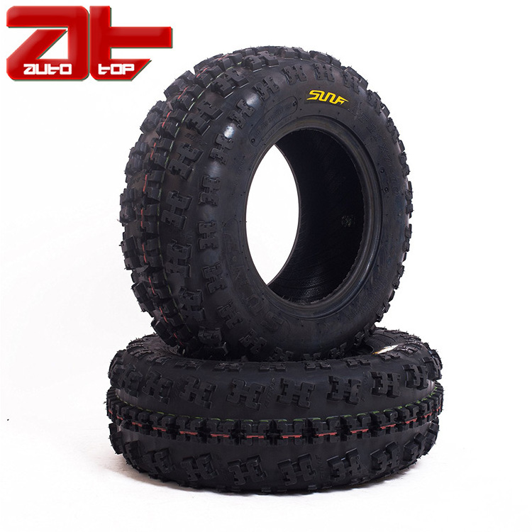 Hot Sale Set of 4 ATV Tires, Durable Tubeless A027 Sport ATV Tires 22x7-10 Front & 22x10-10 Rear