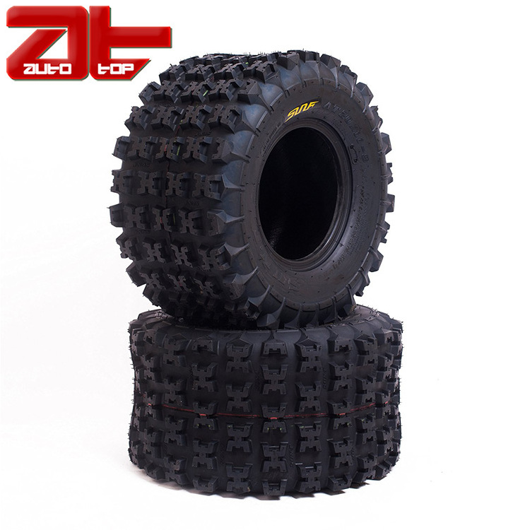 Hot Sale Set of 4 ATV Tires, Durable Tubeless A027 Sport ATV Tires 22x7-10 Front & 22x10-10 Rear