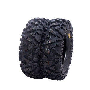 Hot Sale Natural Rubber 6PR Off Road ATV Tires 25x8-12, Set of 2 New Pattern ATV Tires,