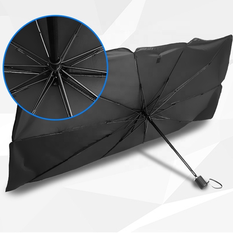 Car Vehicle Accessory Universal UV Protection Sun Shade Windshield Portable Car Foldable Sunshades Umbrella