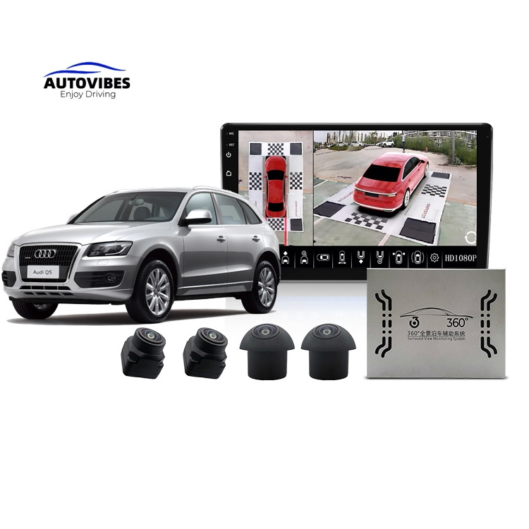 DVR 4 Way 3D 360 Surround Rearview Camera System HD Car Parking Panoramic car camera recorder car camera 360 parking