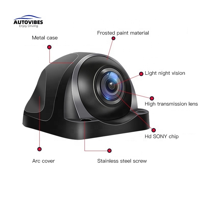 1080P 6 Glass Lens Reverse Bird View 360 Degree Car Security Camera Around Truck Big Car Cctv Camera For Bus Camera System