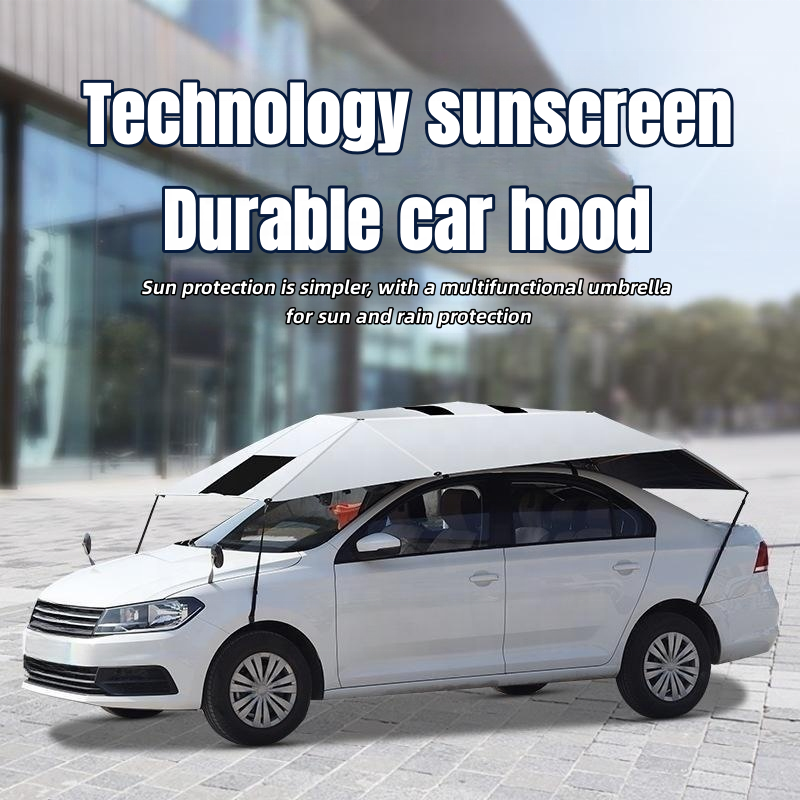 Oxford Windproof Cover Portable Car Umbrella Tent Car Automatic Sunshade Automatic Scaling Car Sunshade Window Sunshade Electric