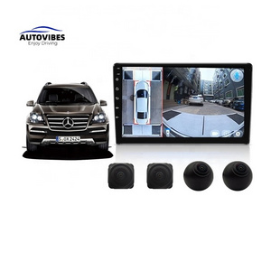 Navigation Wifi 4G Loop Record 10" Inch IPS DVR 360 Degree Car View Dash Cam 360 Degree For Car Video Recorder For Cars