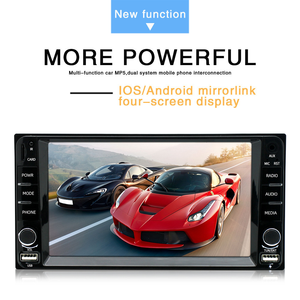 Android Car Radio Player for Car 7 inch 2 Din Car Stereo Audio GPS Navigation Multimedia Video DVD Player Autoradio