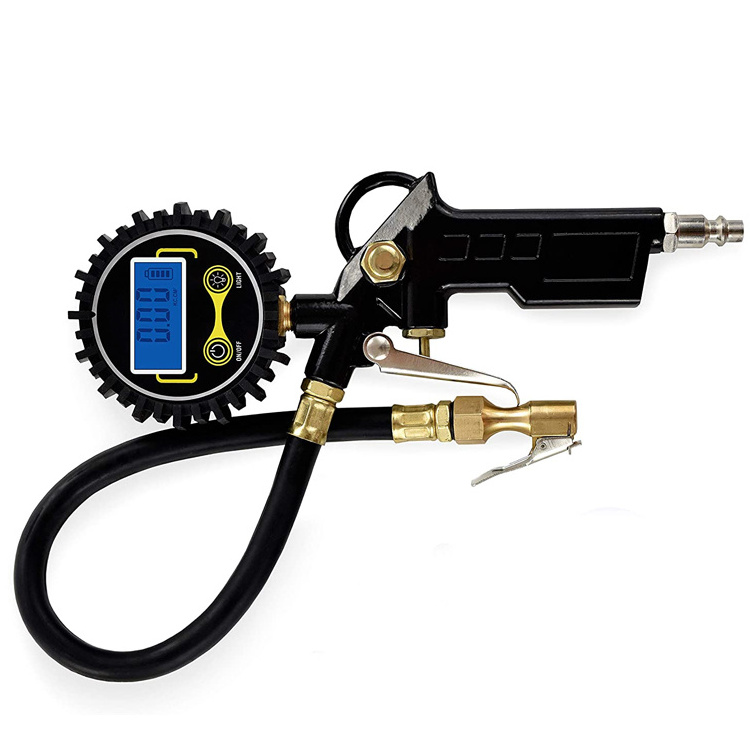 3-in-1 Automatic Digital Tire Inflator Pressure Gauge Meter for Car SUV Truck Motorcycle Bicycle