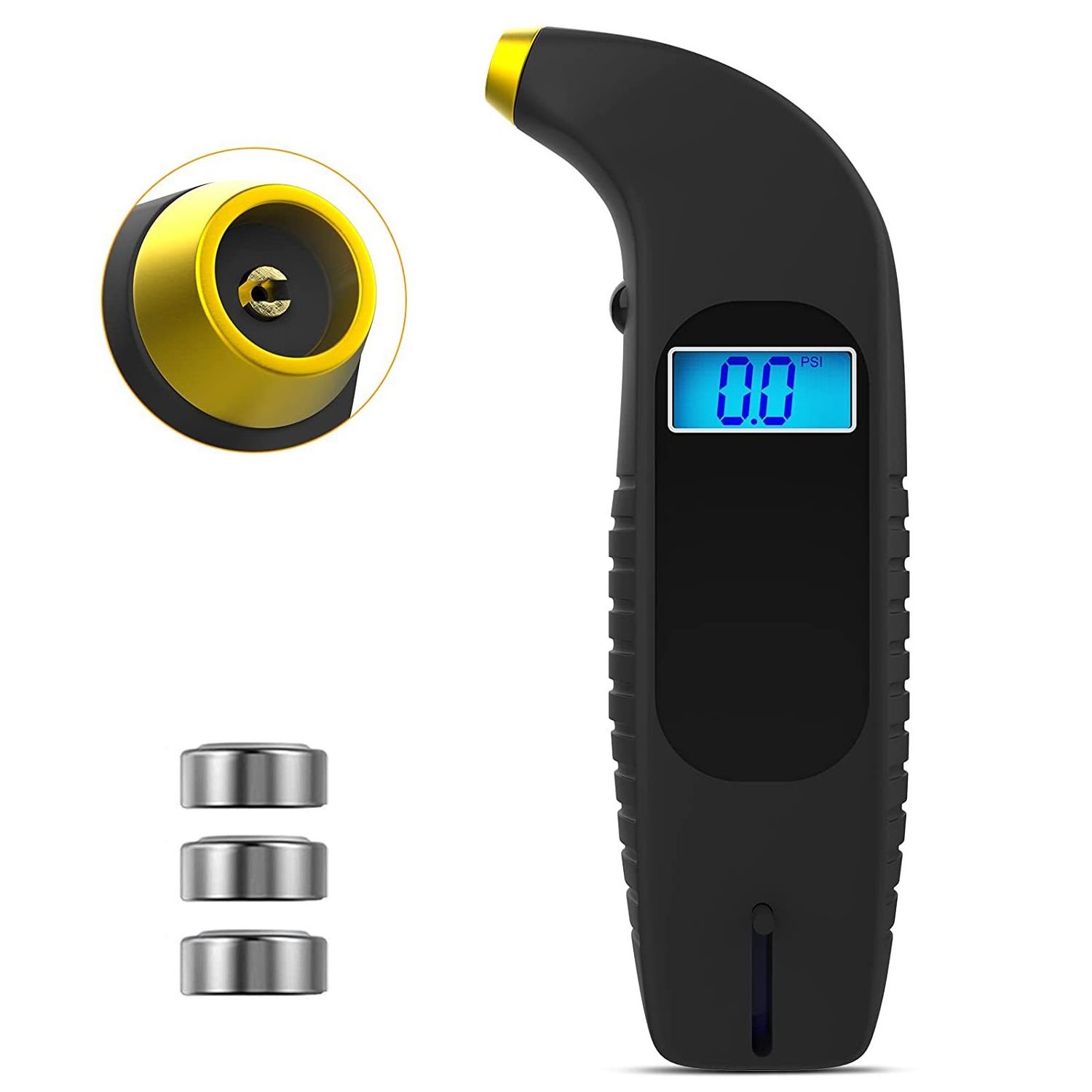 New Design  High Precision Digital Auto Power Off ABS Capable Testing Tread depth Car Tire Pressure Gauge