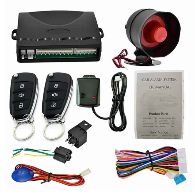 Factory wholesale Universal Car Alarm Remote Control System Kit Anti-Theft for Central Door Lock Locking With Remote Controllers