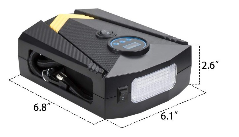 Portable 12V DC 120W automatic tyre Air Compressor Pump Auto tire Inflator for Car bike Bicycle