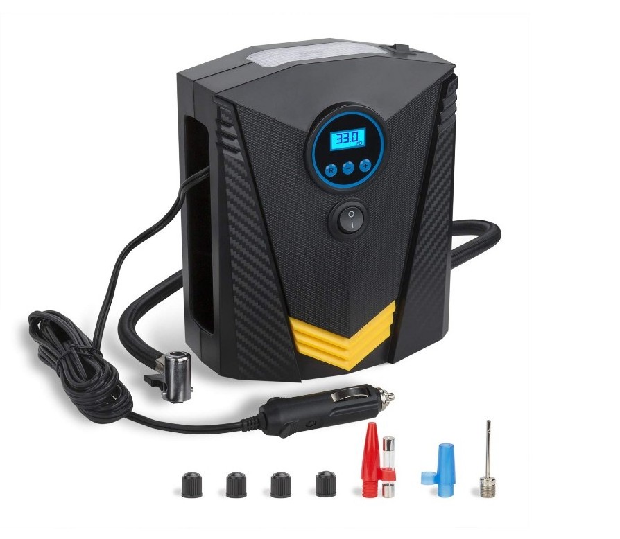 Portable 12V DC 120W automatic tyre Air Compressor Pump Auto tire Inflator for Car bike Bicycle