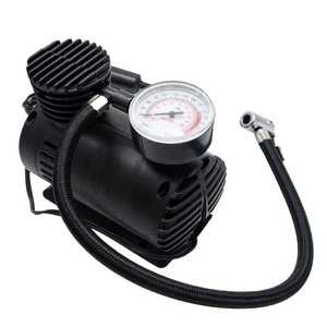 12V auto Tyre Pressure Inflator Portable mini air compressor pump electric compact tyre pump With Pressure gauge