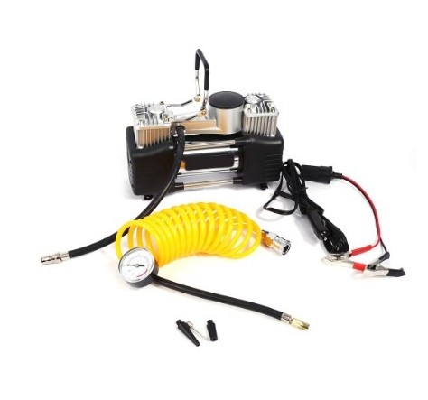 150PSI 35L 4WD Air Compressor Car Tyre Inflator Kit Pressure Pump 12V Heavy Duty Fast Double Twin Piston Cylinder Tire Inflator