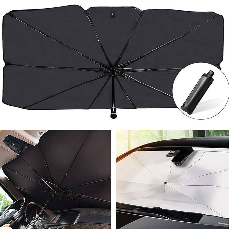 Fast Delivery Car Windshield Sun Protection Umbrella UV Rays and Heat Car Sun Umbrella-Block Heat Car Top Umbrella