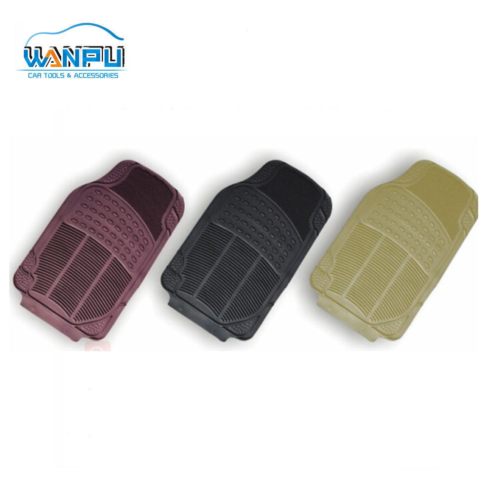 Factory wholesale Durable Car Floor Mats Decorative Rubber Anti Slip PVC Custom Car Mat Easy to Clean Car trunk Mat