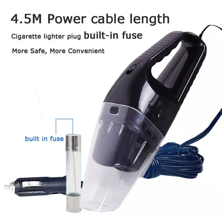 Portable 120W 12V Car Vacuum Cleaner wet and dry cleaner for car