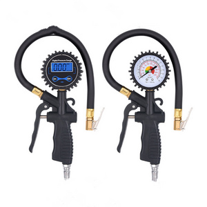 Inflatable car LED  smart digital display electronic data custom tire pressure gauge