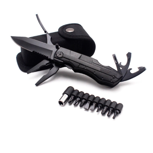 Multifunction Outdoor Stainless Steel 6 in 1 folding pliers Tool compact tool Knife pliers tool set